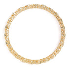 Royal Swirl Faux Ruby Stone Bangle Set
