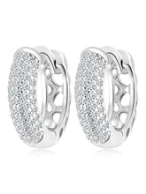 Frosty Hoop Earrings – Cool & Elegant Jewelry by Peora

