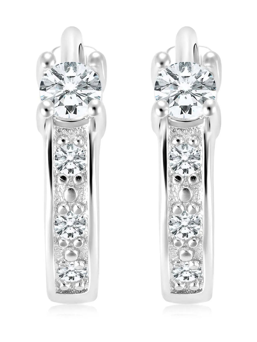 Splendor Hoop Earrings – Glamorous Jewelry by Peora

