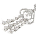 Glimmering Dusk Crystal CZ Earrings - Purple