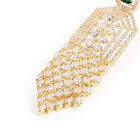 Crimson Luxe Chandelier Drops Earrings  - Green