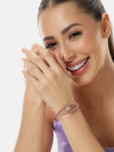 Sparkling Zigzag CZ Kada Bangle