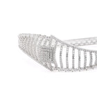 Sparkling Zigzag CZ Kada Bangle - Silver