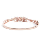 Gleaming Grace Bangle with CZ Glow