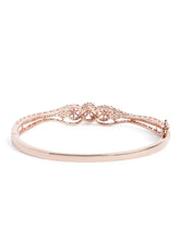 Gleaming Grace Bangle with CZ Glow
