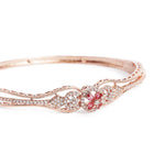 Gleaming Grace Bangle with CZ Glow