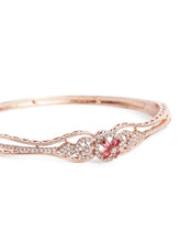 Gleaming Grace Bangle with CZ Glow