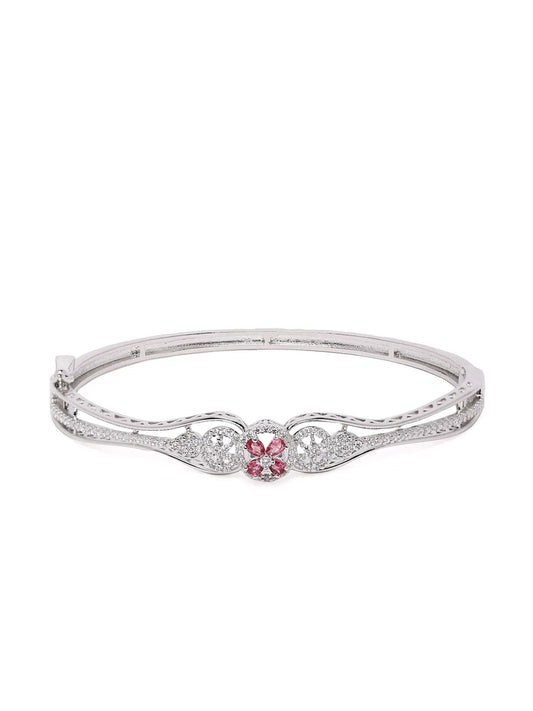 Delicate Crystal CZ Kada for Women