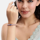 Twilight Drape CZ & Amethyst Charm