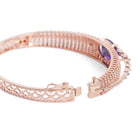 Twilight Drape CZ & Amethyst Charm