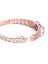 Twilight Drape CZ & Amethyst Charm