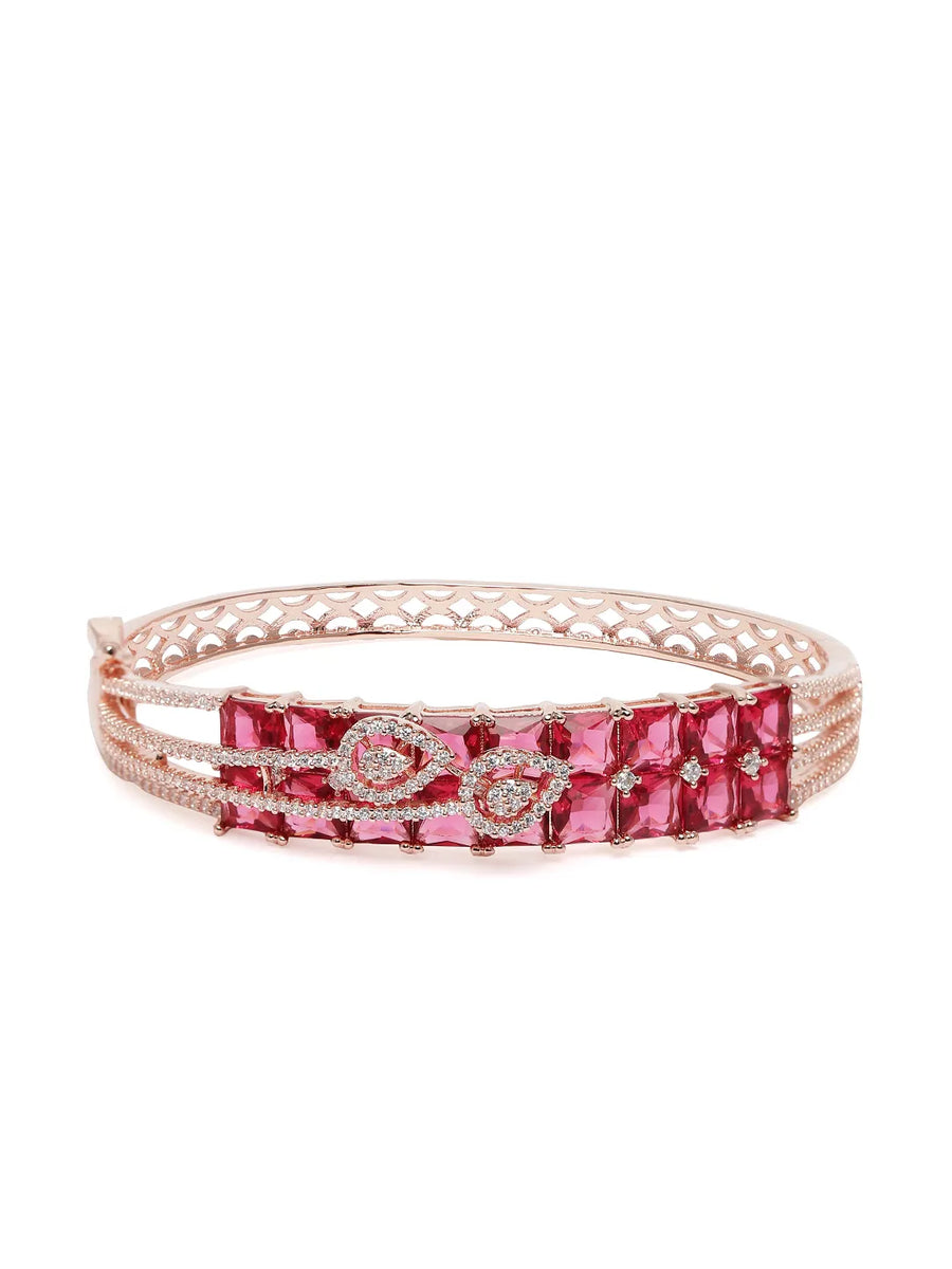 Premium Bold CZ Studded Kada Bracelet