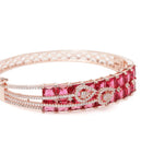 Premium Bold CZ Studded Kada Bracelet