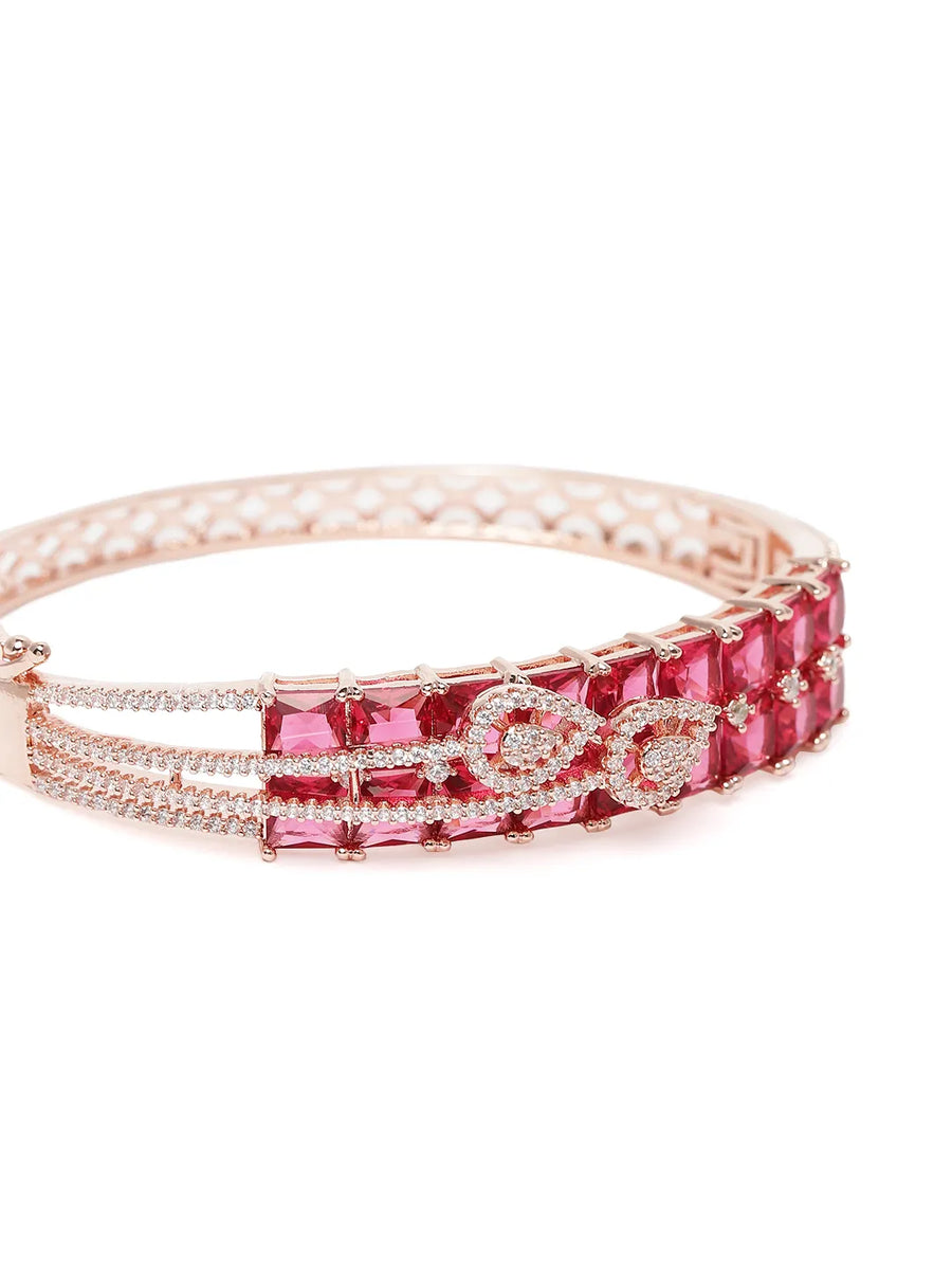 Premium Bold CZ Studded Kada Bracelet
