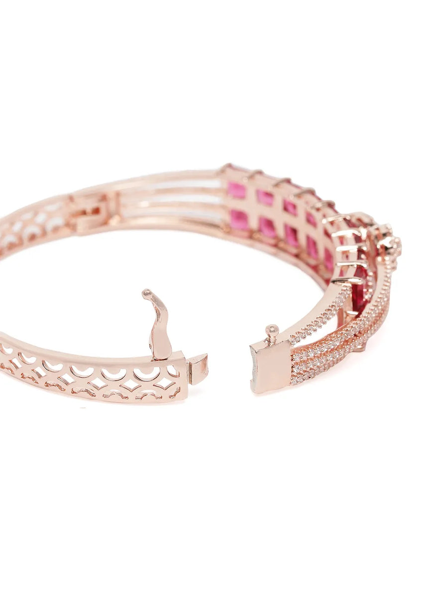 Premium Bold CZ Studded Kada Bracelet
