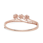 Floral Cluster Crystal Openable Kada
