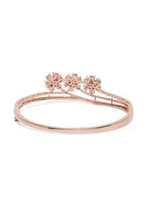 Floral Cluster Crystal Openable Kada