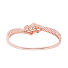 Elegant Crown Style Kada Bracelet - Rose Gold