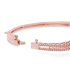 Elegant Crown Style Kada Bracelet - Rose Gold