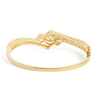 Timeless Drape CZ Gold Kada