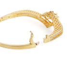 Timeless Drape CZ Gold Kada