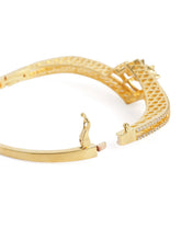 Timeless Drape CZ Gold Kada