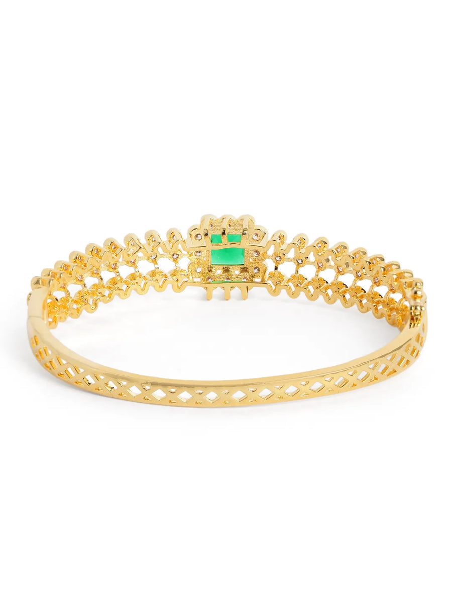 Regal Charm CZ and Emerald Kada