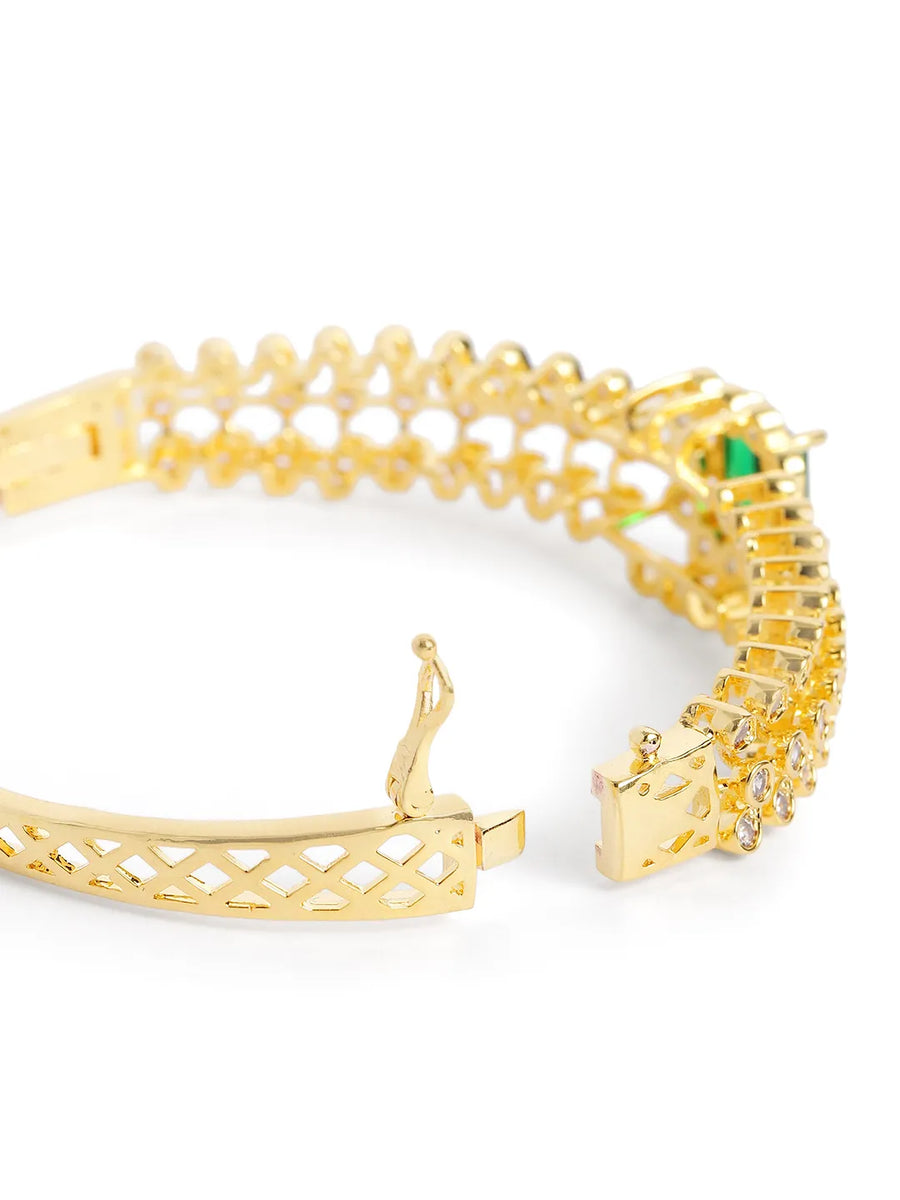 Regal Charm CZ and Emerald Kada