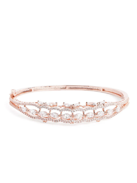 Elegant Stone Studded Party Wear Bangle
