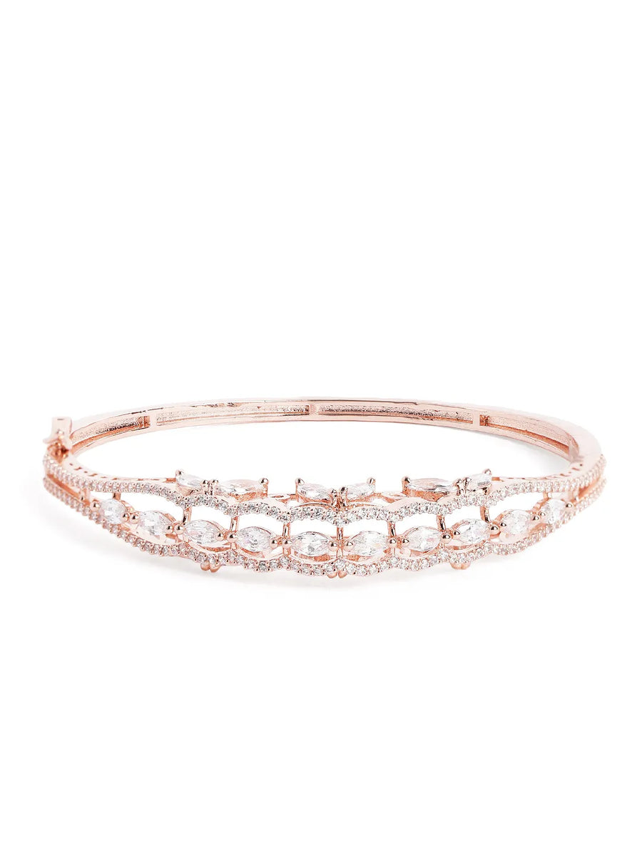 Elegant Stone Studded Party Wear Bangle