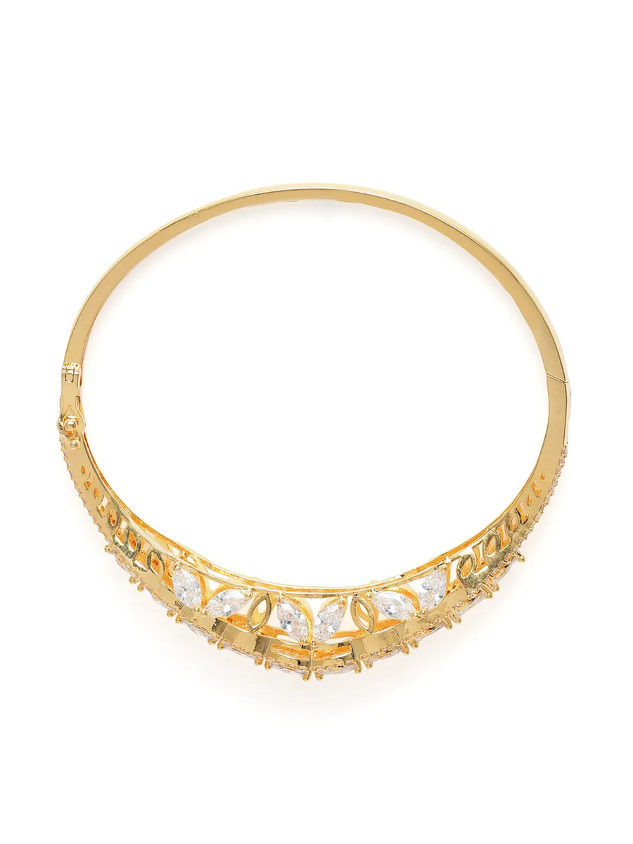 Royal Cut CZ Stone kada Bracelet