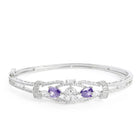 Timeless Amethyst Crystal Sparkle Bangle