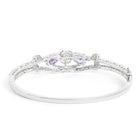 Timeless Amethyst Crystal Sparkle Bangle