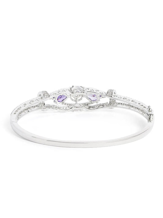 Timeless Amethyst Crystal Sparkle Bangle
