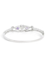 Timeless Amethyst Crystal Sparkle Bangle