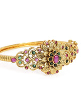 Traditional Temple Style Floral Kada