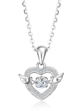 Wings of Love CZ Pendant Chain – Romantic Fashion Jewellery by Peora

