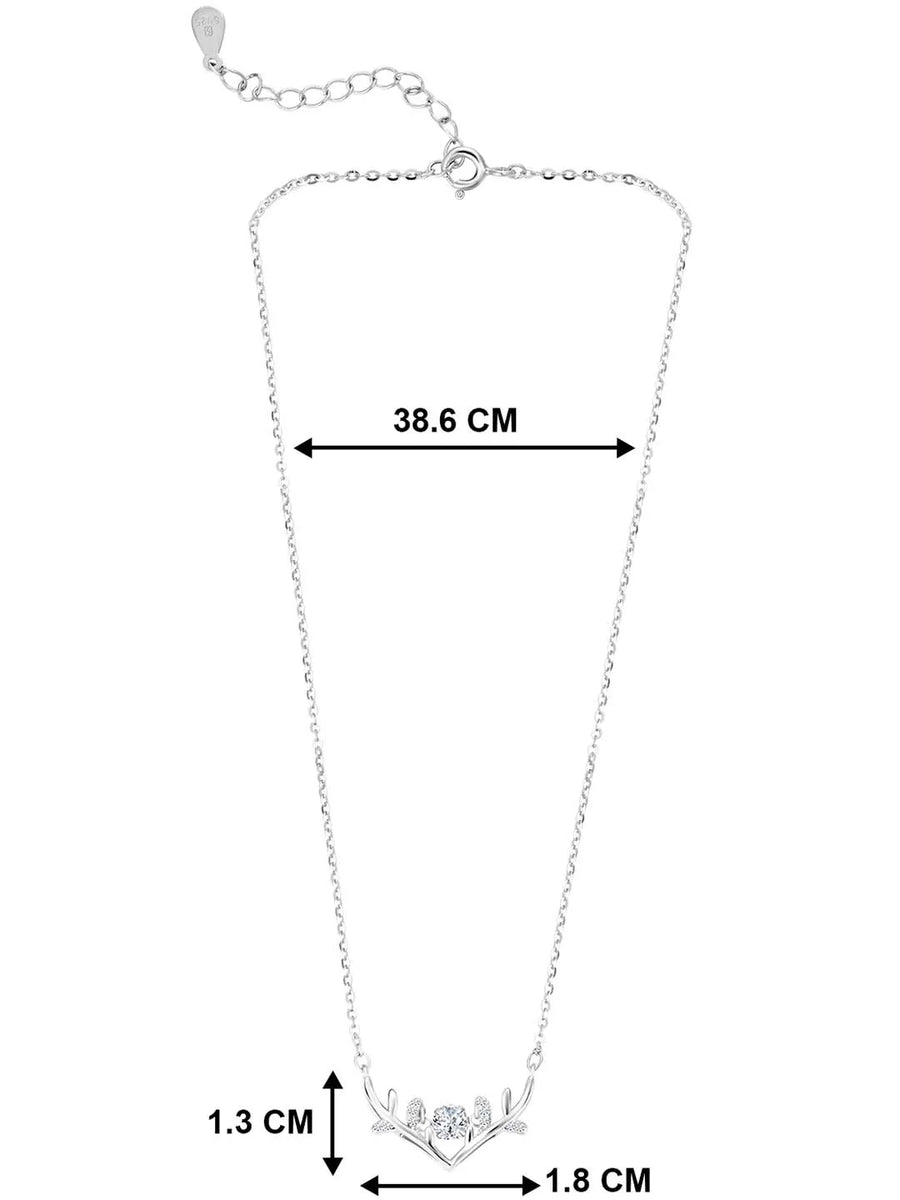 CZ Pendant Chain – Sparkling Fashion Jewellery by Peora

