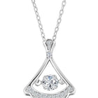 Cascade CZ Pendant Chain – Flowing Fashion Jewellery by Peora

