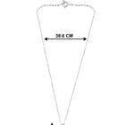 Cascade CZ Pendant Chain – Flowing Fashion Jewellery by Peora

