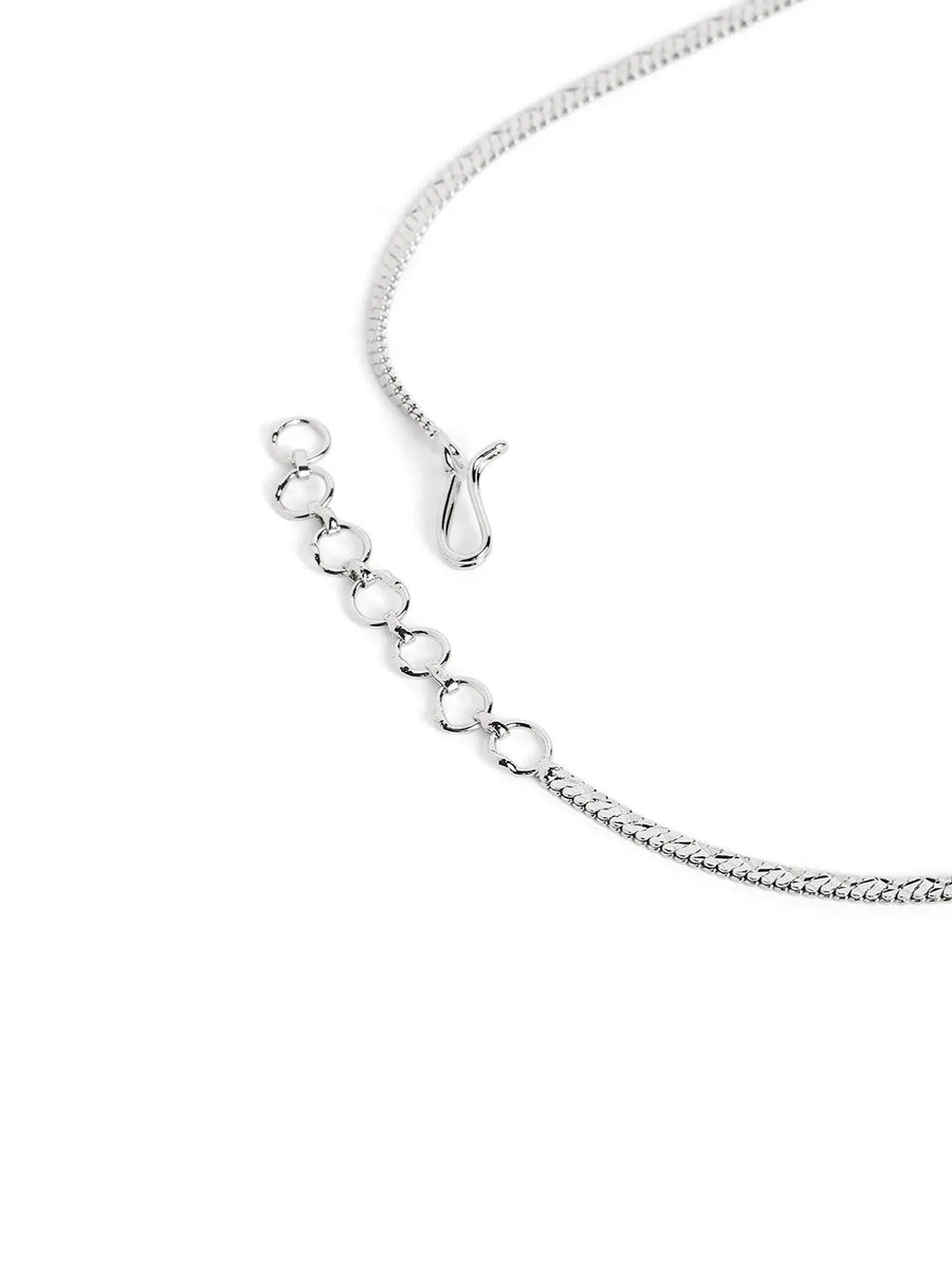 Rosaline Grace Fan Pattern Necklace Set - Purple