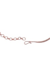 Faux Ruby Charm Square Necklace Set