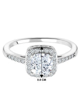 Sparkling Crystal Radiance Ring