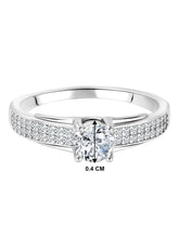 Exquisite Starburst Dazzle CZ Ring