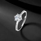 Classic Round Cut CZ 925 Sterling Silver Ring