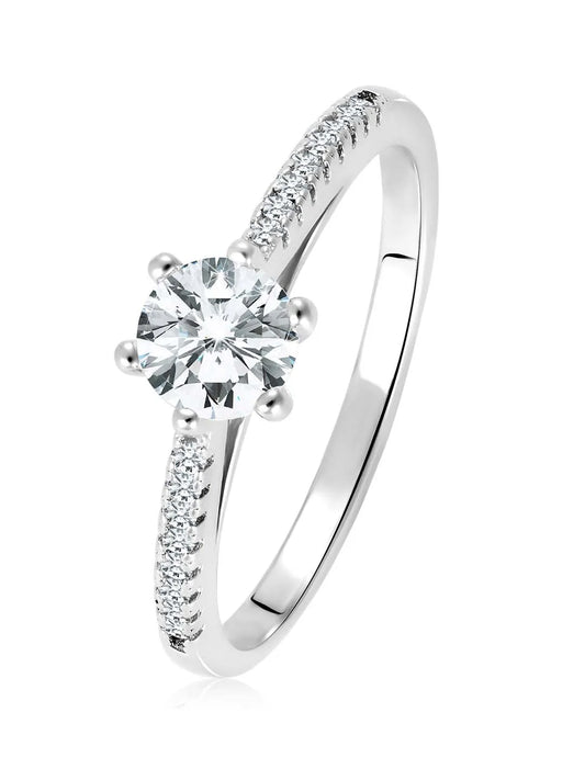 Crystal Shine Ring by Peora – Sparkle with Grace & Style