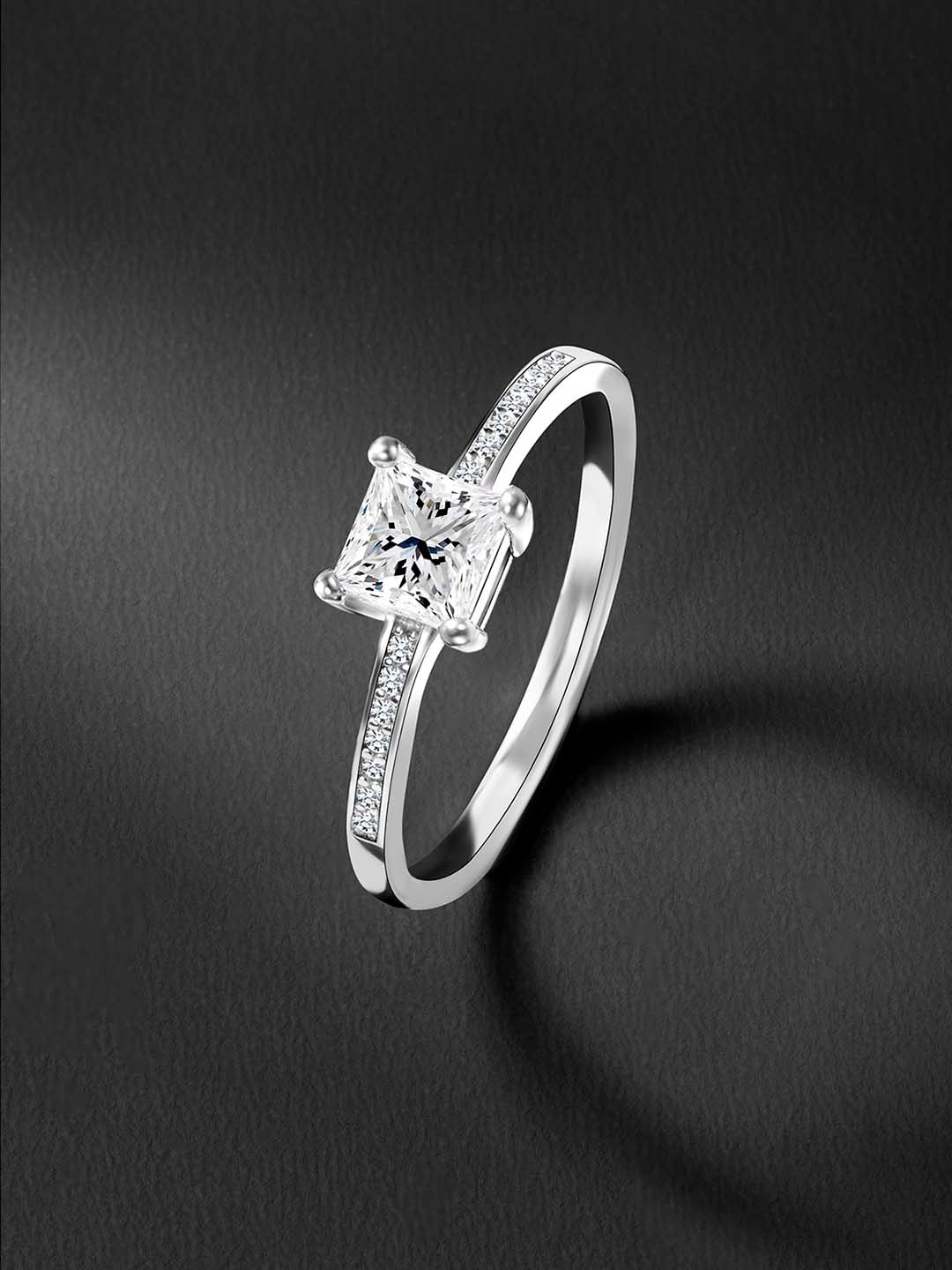 Luminary Love CZ Solitaire Ring