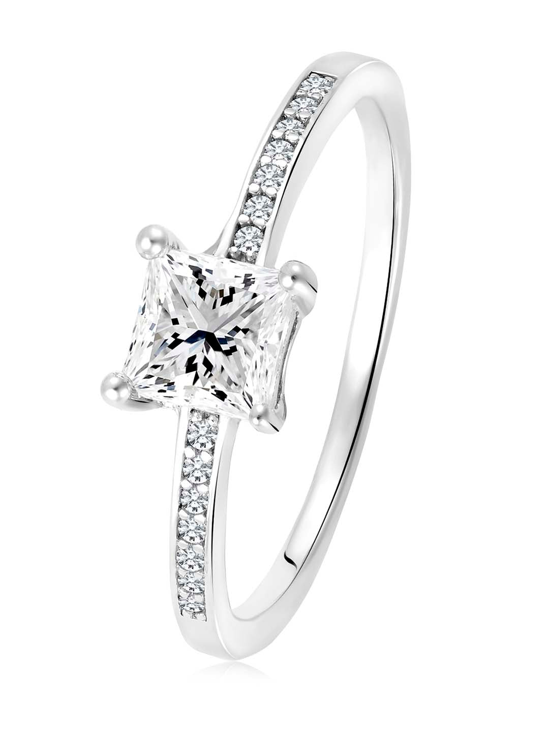 Luminary Love CZ Solitaire Ring