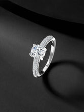 Elegant Sparkling Silver Star Ring
