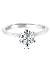 Sparkling Affection CZ Solitaire Ring